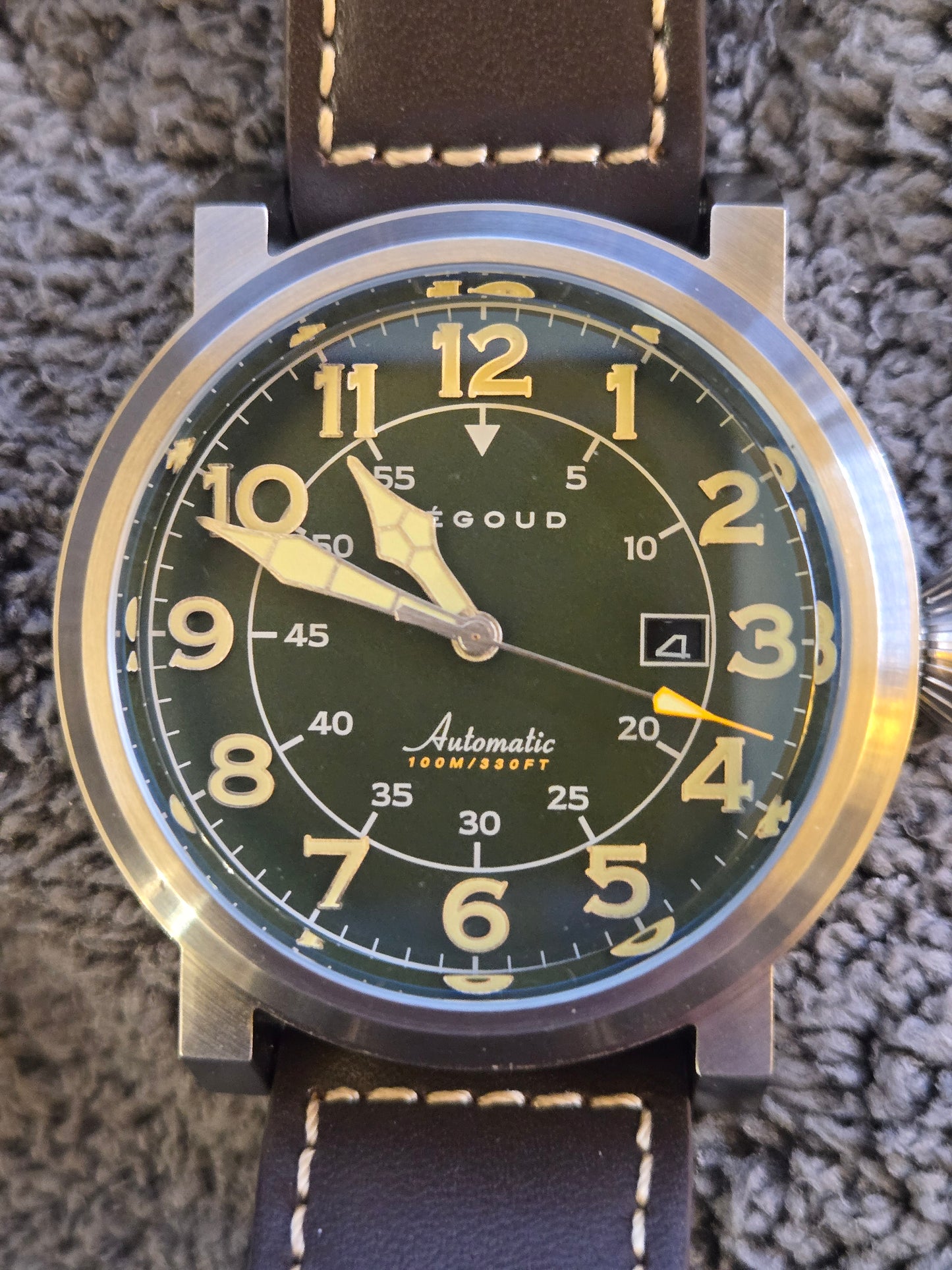 PEGOUD PILOT Automatic  PG-9018-03  Sea Green